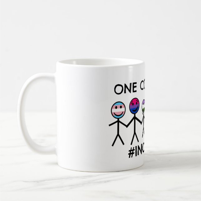 LGBT Pride One Community Coffee Mug (Left)
