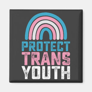 LGBT Pride Protect Trans Transgender Youth Kids Magnet