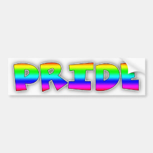 LGBT Pride Proud to be Gay Rainbow Bumper Sticker