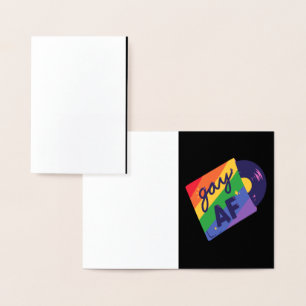 LGBT+pride. queer , gay love.Gay   Foil Card