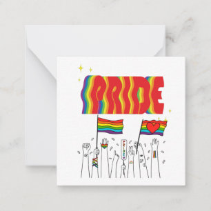 LGBT+Pride. Queer- gay love pride. Card