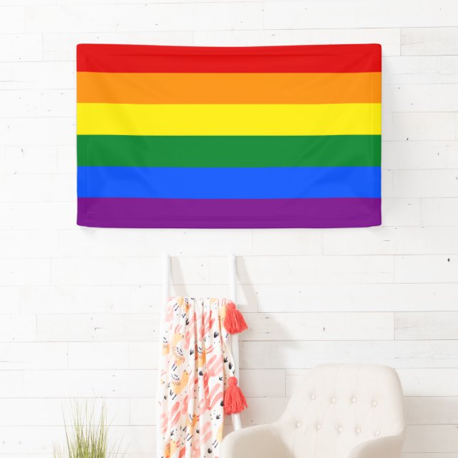 LGBT Pride Rainbow Banner (Insitu)