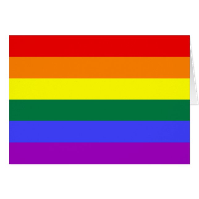 LGBT Pride Rainbow Flag (Front Horizontal)