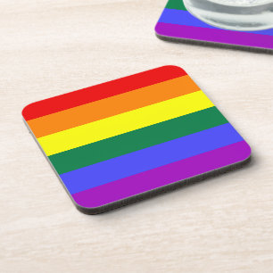 LGBT Pride Rainbow Flag Coaster