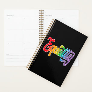 LGBT Pride Rainbow Flag Equality Planner