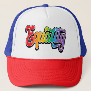 LGBT Pride Rainbow Flag Equality Trucker Hat