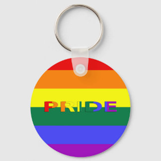 LGBT Pride Rainbow Flag Key Ring