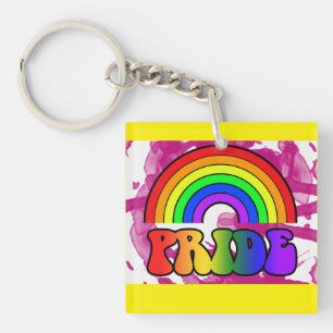 Lgbt Pride Rainbow Key Ring