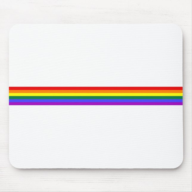 LGBT Pride Rainbow Mouse Mat (Front)