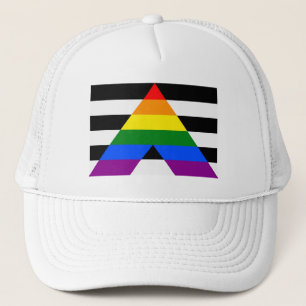 LGBT Pride Rainbow Proud Ally Trucker Hat