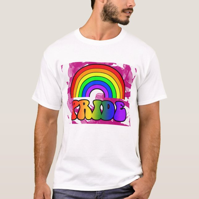 Lgbt Pride Rainbow T-Shirt (Front)
