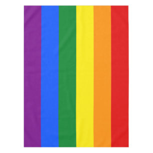 LGBT Pride Rainbow Tablecloth