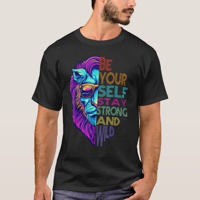 Lgbt Pride San Francisco Race Be Your Self Stay St T-Shirt (Front)