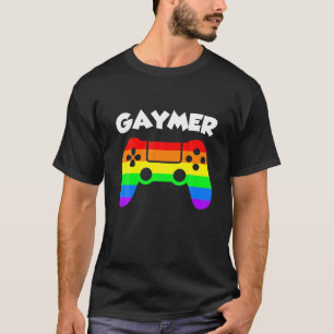 LGBT Pride Saying Gaymer Gay Gamer Joke Fun CSD Ga T-Shirt