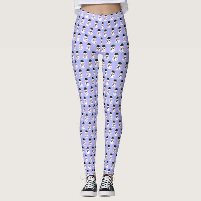 LGBT+ Pride Snowman Leggings (Front)