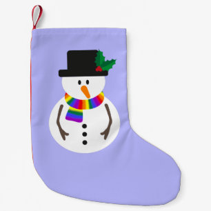 LGBT+ Pride Snowman Stocking