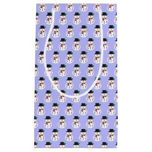 LGBT+ Pride Snowmen Pattern Gift Bag