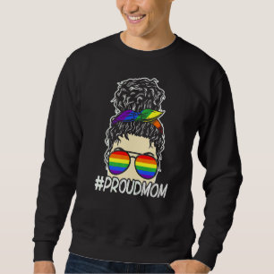 Lgbt Pride Social Movement Proud Mum Sun Glasses Sweatshirt