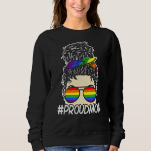 Lgbt Pride Social Movement Proud Mum Sun Glasses Sweatshirt