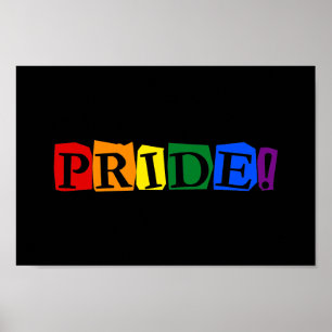 LGBT pride text sign
