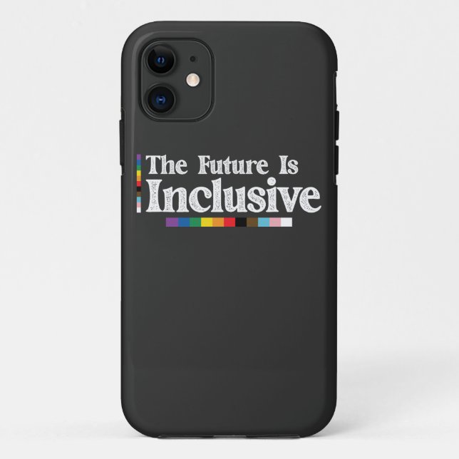 LGBT Pride The Future Is Inclusive Gay Lesbian Case-Mate iPhone Case (Back)