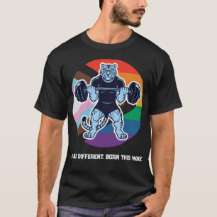 LGBT Pride Tiger Lifter Gym Shirt — Born This Way