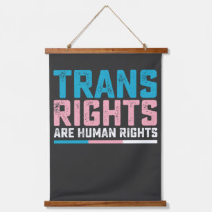 LGBT Pride Trans Rights Are Human Rights Hanging Tapestry