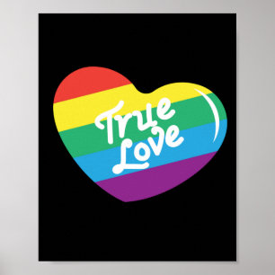 LGBT+Pride. True love Poster