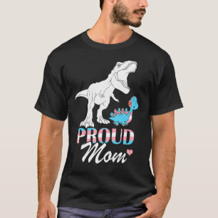 Lgbt Proud Mum Wife Transgender Pride Dinosaur Tra T-Shirt