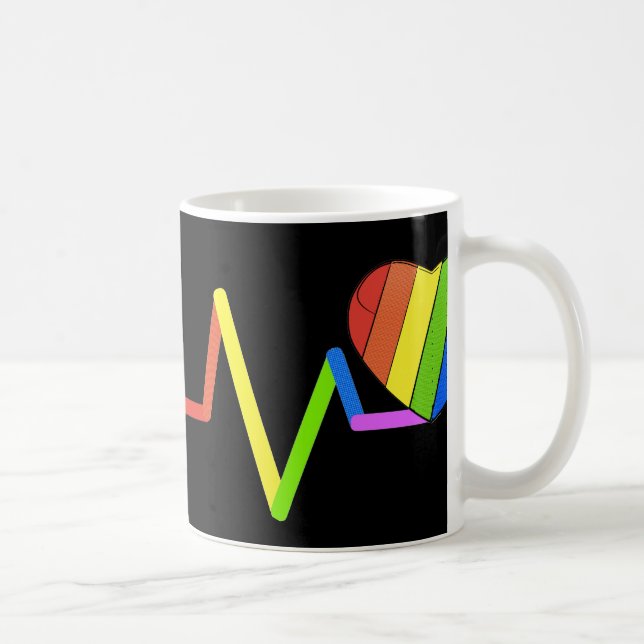 LGBT Pulse Orlando Tribute #LoveWins Coffee Mug (Right)