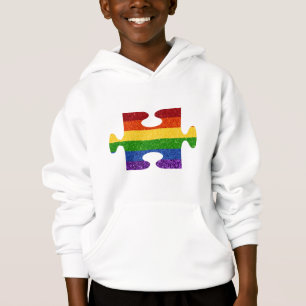 LGBT Puzzle Pride Flag Glitter