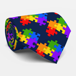 LGBT Puzzle Tie