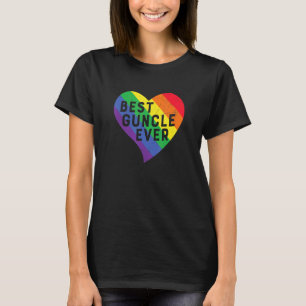 Lgbt Queer Pride Social Movement Best Guncle Ever  T-Shirt
