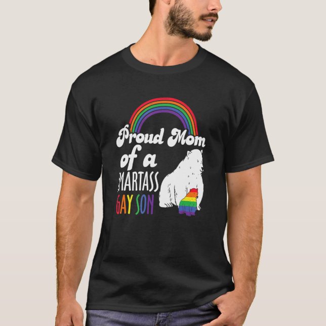 Lgbt Queer Pride Social Movement Gay Son Rainbow B T-Shirt (Front)