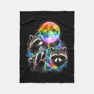 Lgbt racoon bootleg bisexual lesbian gay  fleece blanket