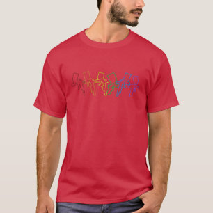 LGBT Rainbow Car Spray Automotive Vehicle Car frie T-Shirt