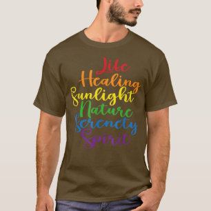 LGBT Rainbow Flag Colours Pride Month Gay Lesbian T-Shirt
