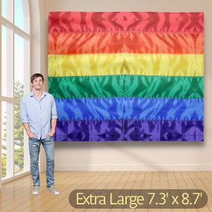 LGBT Rainbow Flag Gay Pride Parade Gay Party Decor Tapestry
