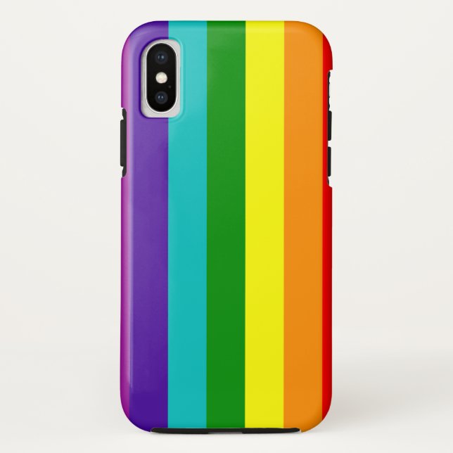 lgbt rainbow flag iPhone / iPad case (Back)