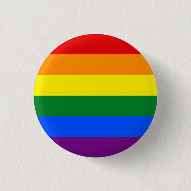 LGBT Rainbow Gay Pride Flag 3 Cm Round Badge (Front)