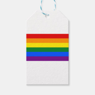 LGBT Rainbow Gay Pride Flag Gift Tags