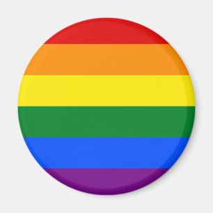 LGBT Rainbow Gay Pride Flag Magnet