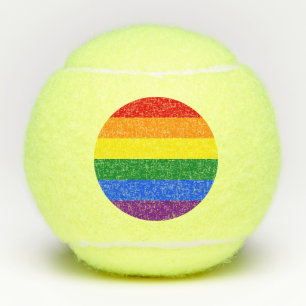 LGBT Rainbow Gay Pride Flag Tennis Balls