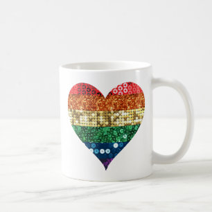 lgbt rainbow heart coffee mug