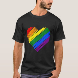 LGBT Rainbow Heart T-Shirt