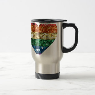 lgbt rainbow heart travel mug