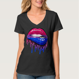 Lgbt Rainbow Lips Bisexual Pride Lgbt Gay Pride T-Shirt