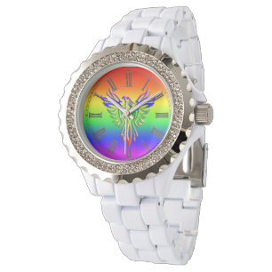 LGBT Rainbow - Phoenix, embossed effect Watch