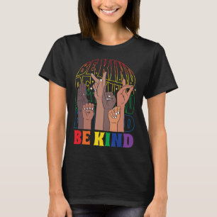 LGBT Rainbow Pride Awareness Melanin Afro Equality T-Shirt
