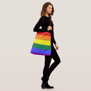 LGBT Rainbow Pride Flag POA Cross Body Bag